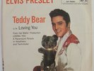 Rockabilly 45 ELVIS PRESLEY Teddy Bear RCA VICTOR Black Label Dog Pic Sleeve