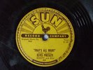 RARE ELVIS 78 SUN 209 THATS ALL RIGHT BLUE/ MOON OF KENTUCKY