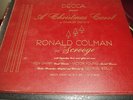 RONALD COLEMAN A CHRISTMAS CAROL 3 78 RPM RECORDs BOOKLET SET 1941