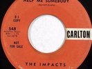 THE IMPACTS northern soul doo wop mod 45 * HEAR * CARLTON 548 Tell Me Somebody