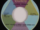 Funk 45 BRENDA GEORGE What You See Is What Your Gonna Get KENT HEAR