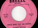 GIRL ROCKABILLY 45 - SHARLET SEXTON - PRIVATE PRESS with GUITAR BREAK - HEAR