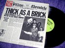 collectors - JETHRO TULL - THICK AS A BRICK - ORIGINAL PRESS - near mint