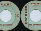 1961 Garage Surf Rocker Instrumental 45 The Statesmen On Bradlea 200 Rampage