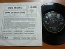 Don Thomas - Come On Train UK 45 DEMO + PROMO SLEEVE