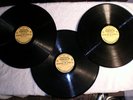3 RADIO TRANSCRIPTION  DISKS - 