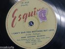 78 rpm GENE AMMONS QTT i can`t give you anything but love / seven eleven