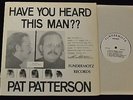 Pat Patterson PRIVATE COMEDY ALBUM Fundermotz Records LP