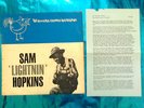  BLUES LP SAM LIGHTNING HOPKINS LP ALBUM THE ROOSTER CROWED IN ENGLAND