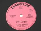 Dede Dinah  /   Ooh la la    Frankie Avalon  on  CHANCELLOR  1958  78    NM- 