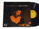 ANITA O'DAY: an EVENING WITH ANITA O'DAY norgran LP / trumpeter MONO DG