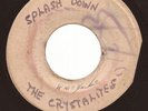 THE CRYSTALITES - SPLASH DOWN - BLANK (DH PRE) 7'' - RARE REGGAE INST. VG-
