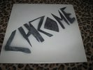Vintage CHROME The Visitation 1976 LP Record rock punk kbd HANDMADE STENCIL