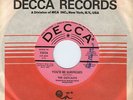 RARE Garage Rock 45 The Outcasts on Decca You'd Be Surprised / Set Me Free