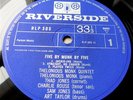 THELONIOUS MONK 5 by Monk by 5 UK RIVERSIDE 1st MONO