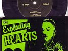 THE EXPLODING HEARTS Modern Kicks/Busy Signals Green Sleeve-Purple Vinyl P.R. 47