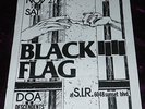 RARE 1982 BLACK FLAG FLYER D.O.A. DESCENDENTS @ S.I.R. PUNK HARDCORE KBD