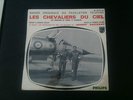 JOHNNY HALLYDAY LES CHEVALIERS DU CIEL VINYL 4 TITRES NOIR et BLANC ORIGINAL