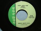 MERSEY BEATS USA Stop Look & Listen 45 Record RARE KENTUCKY GARAGE ROCK Pre-NRBQ