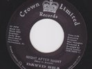 DAVID SEA night after night MOD SOUL BOOGIE 45 on CROWN LTD