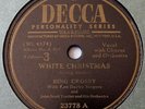 VERY RARE Bing Crosby - White Christmas - God Rest Ye Merry Gentlemen - 78 RPM