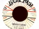 HUGH BARRETT Devil's Love on Lucky Four Rockabilly 45 Hear