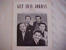 Get Away Jordan, Sheet Music, Statesmen Quartet w/Autographs, 1954, & Bonus