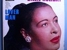 BILLIE HOLIDAY LOVER MAN RARE ORIG '55 DECCA MONO LP BLACK LBL FLAT-EDGE DG NICE