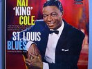 NAT KING COLE ST. LOUIS BLUES ULTRA-RARE ORIGINAL 1958 CAPITOL STEREO LP MINT