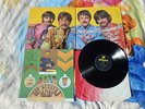BEATLES SGT PEPPERS ORIG MONO PMC 7027 SOLD UK GRAM CO INSERT AND INNER