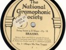 ACOUSTIC NATIONAL GRAMOPHONIC SOCIETY- BRAHMS STRING SEXTET OP. 18 (1925)