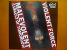 VIOLENT FORCE - Malevolent Assault of Tomorrow EX+ VINYL LP - RR9612