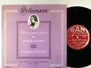 HELENE BOSCHI & NADINE DESOUCHES . Schumann Piano 4 mains. LP 10