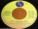 RAMONES “Rock n Roll High School/Do You Wanna Dance” rare 1979 Canadian Sire 45