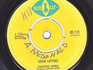 RIGHTEOUS HOMES SEVEN LETTERS OG UK 68 BLUE CAT 7