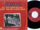 THE BEATLES all you need is love / baby FRENCH ODEON FO 103 SP