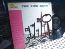 FIVE KEYS The KING 688 original small KING in silver letters on black label....6
