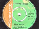 SOUL TOPS RAIN AND THUNDER ORIGINAL UK NU BEAT LISTEN