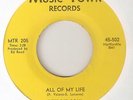 NORTHERN SOUL DETROIT SOUL ALL OF MY LIFE / MISTER HIP ORIGINAL  45 hear
