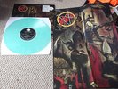 SLAYER Reign In Blood LP Green vinyl and poster Geffen records Rare