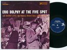 ERIC DOLPHY At The Five Spot PRESTIGE 8260 NJ JAZZ LP VG++