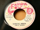 LEROY BROWN-Ranking Byron-/JA ‘79 FAITHFUL FEW (DSR 2649) ORIG killer-roots 7”