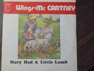 PAUL,MCCARTNEY & WINGS ITALIAN MARY HAD A LISTEN LAMB 45 VG++