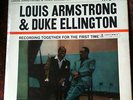 Louis Armstrong & Duke Ellington LP mono vinyl Factory Sample UK - together