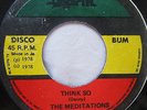 Think So / Dub So - The Meditations - Label: Black Art - Reggae 7