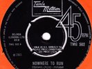 MARTHA & VANDELLAS - NOWHERE TO RUN/ MOTORING ,  UK Tamla Motown  '65