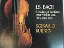 KUIJKEN BACH VIOLIN SOLO FRENCH ORIGINAL BOX STEREO HARMONIA MUNDI NEAR MINT