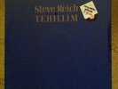 Steve Reich Tehillim SEALED ECM LP