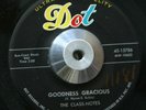 Doo Wop 45 THE CLASS-NOTES Goodness Gracious b/w You Inspire Me on Dot