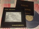 TOXIC REASONS-Independence LP 1982 Risky CLEAN ORIG WITH BOOKLET doa kbd